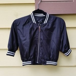 Crop Bomber Jacket